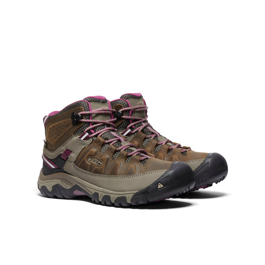 Chaussures de randonnée montantes imperméables Targhee III pour femme Weiss/Boysenberry -  2