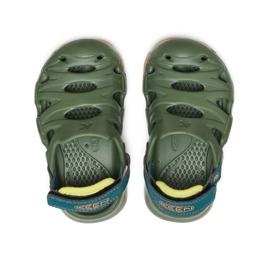 Peau vert bronze/orange
