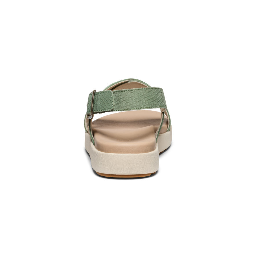 Sandalias cruzadas Elle Luxe para mujer Vert granit/Vert granit
