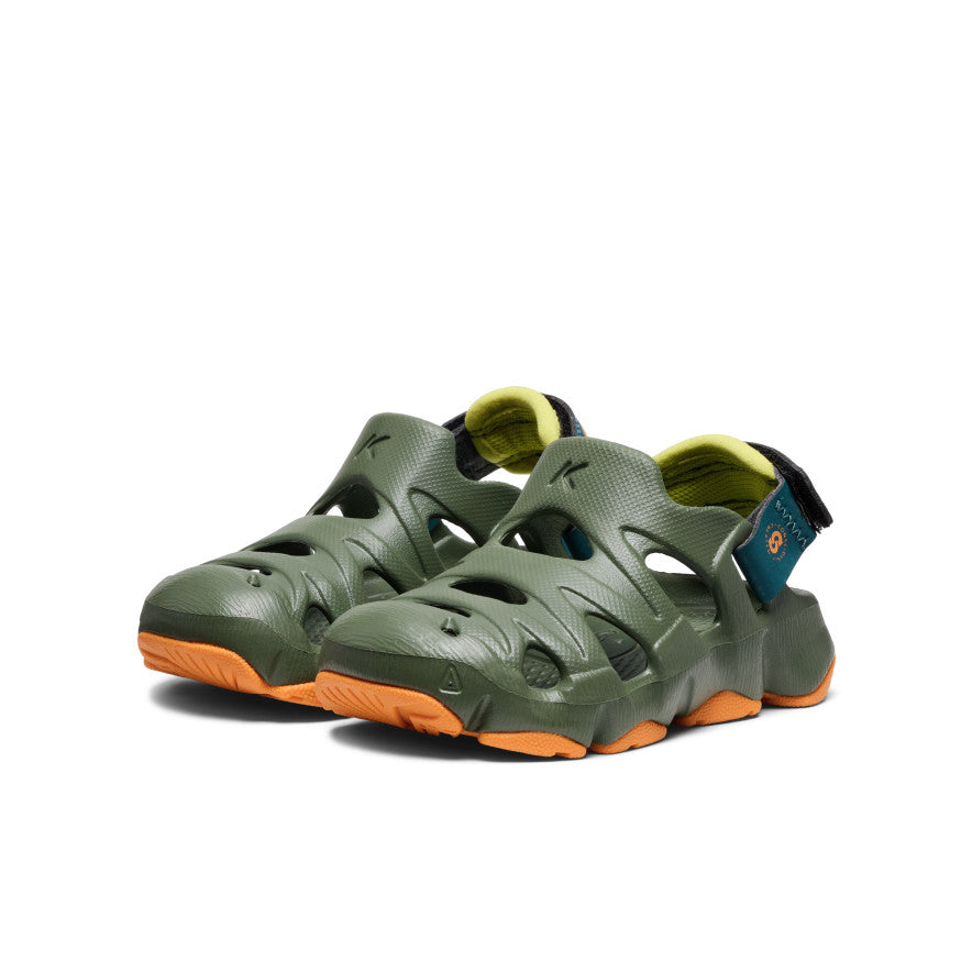 Sabots HyperFLT pour tout-petits Peau vert bronze/orange -  2