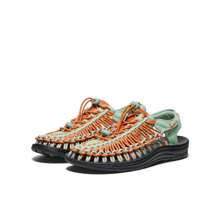 Baskets UNEEK pour femmes Flamme vert granit/or