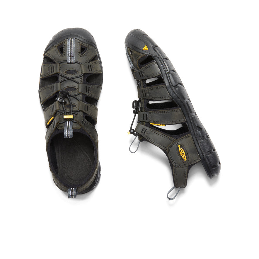 Sandales en cuir Clearwater CNX pour homme Aimant/Noir -  4